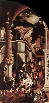  ein - Der Oberried Altar rechten Flügel Renaissance Hans Holbein der Jüngere